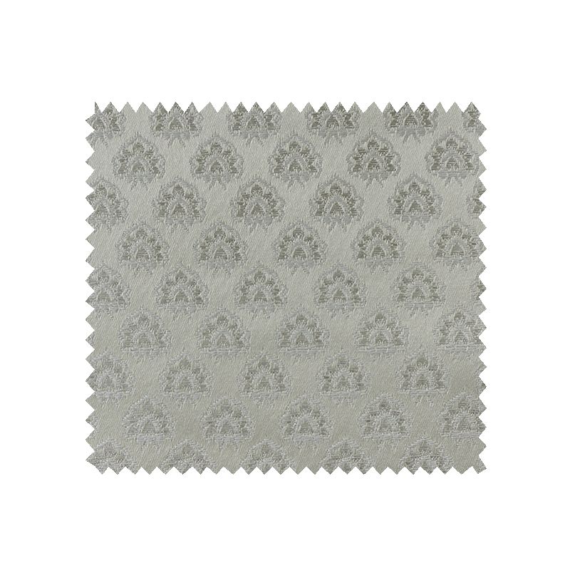 Tissu Jacquard Celosie Allover Gris et Bleu