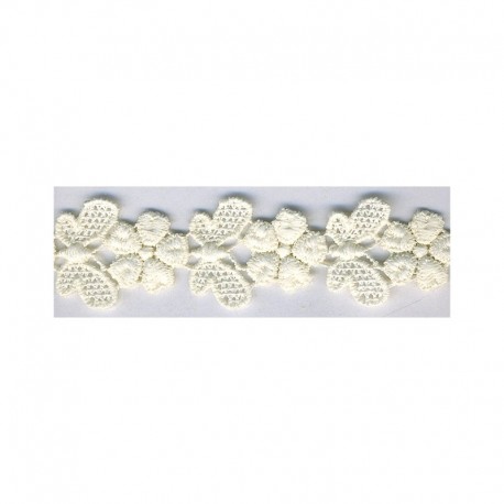 Guipure papillons 23mm