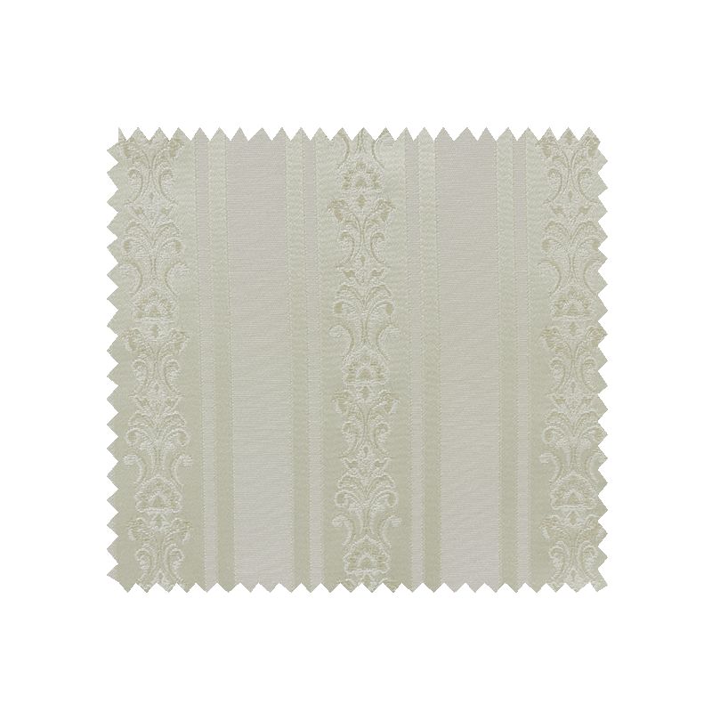 Tissu Jacquard Celosie Rayures Beige et Or