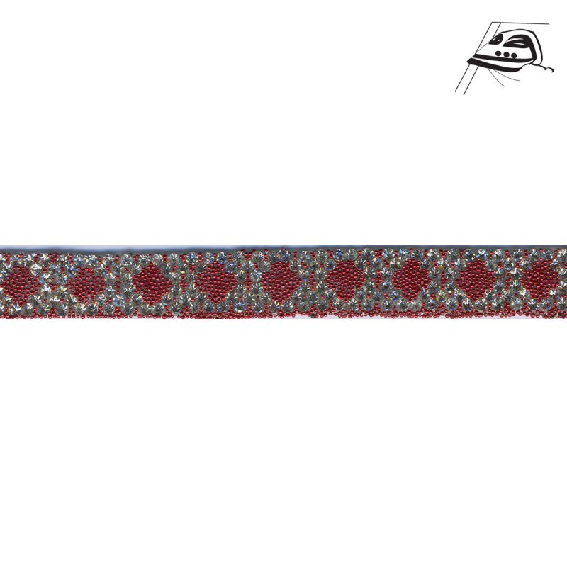 Galon strass thermocollant