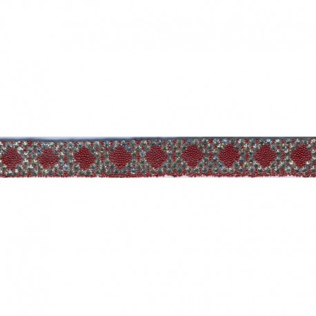 Galon strass thermocollant