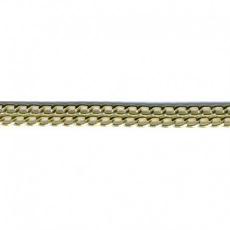 Chaîne plate 2 rangs thermocollante