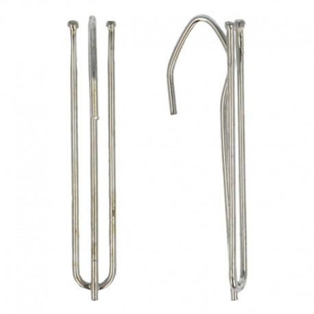 10 agrafes 2 branch 70/70  Métal - 