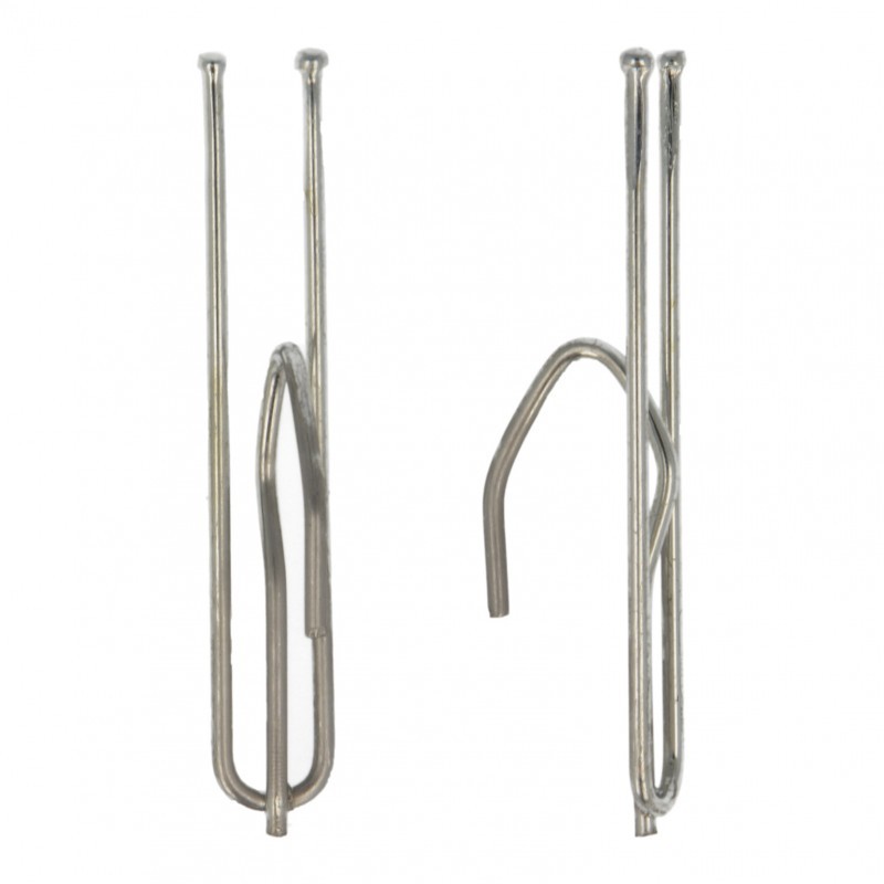 10 agrafes 2 branch 70/40  Métal - 