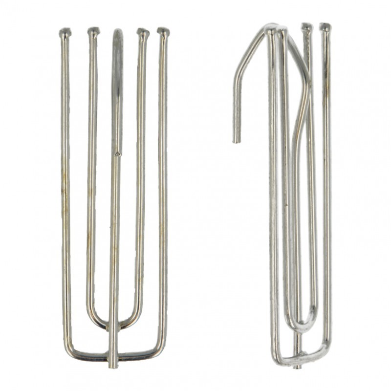 6 agrafes 4 branch 70/70  Argent - 