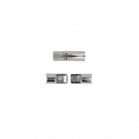 Fermoir metal 28x9mm *1  Argent - 