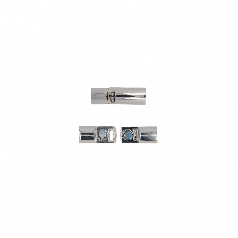 Fermoir metal 28x9mm *1  Argent - 