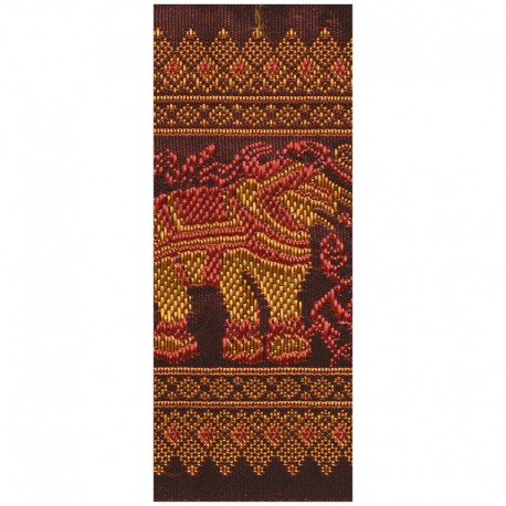 Galon jacquard elephants