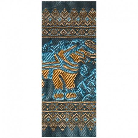 Galon jacquard elephants