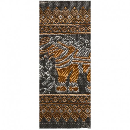 Galon jacquard elephants