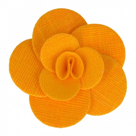 Rose jute sur broche