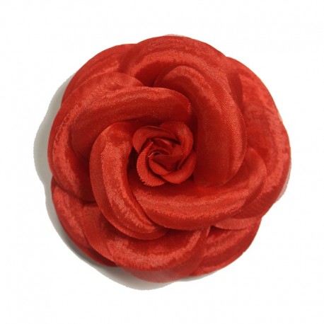 Camelia sur broche 8cm