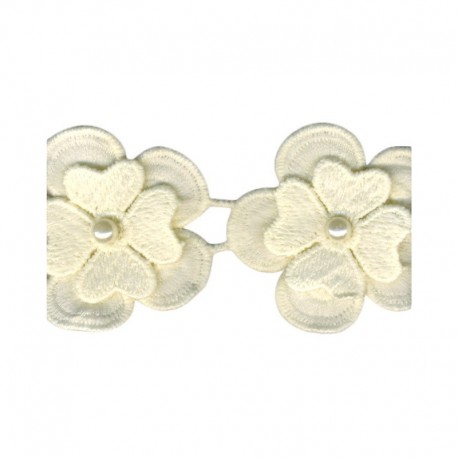 Guirlande fleurs perles