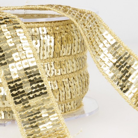 40mm galon paillettes