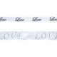 Ruban love  Blanc - 