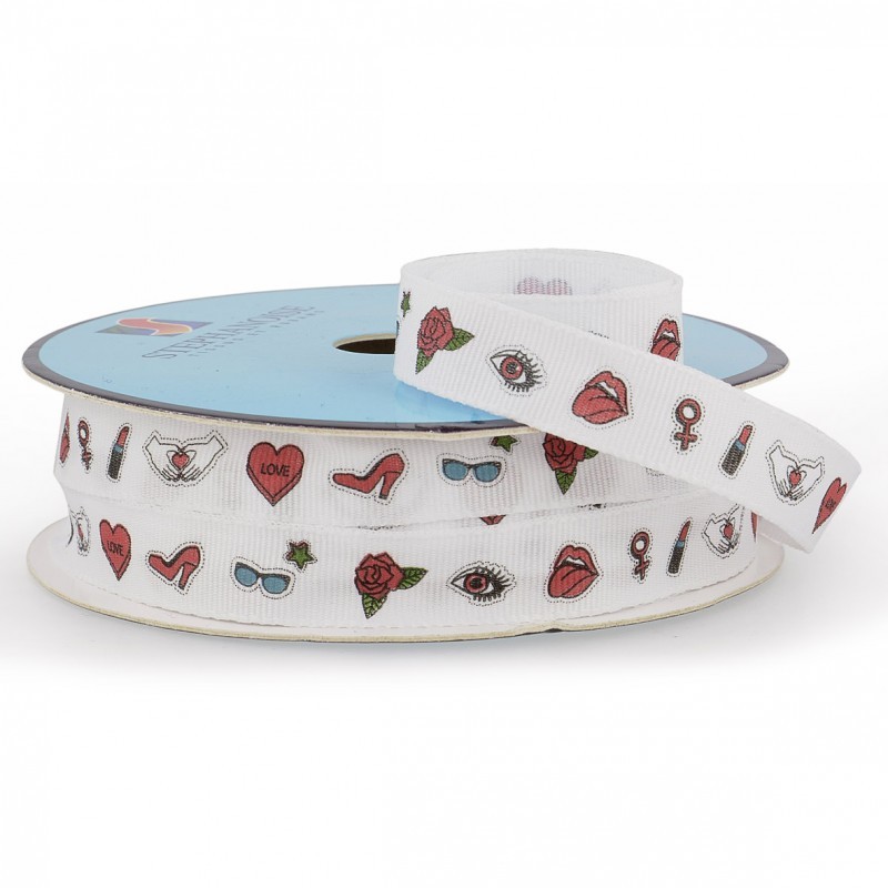 Ruban fantaisie - Multicolore