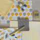 Tissu Cretonne Piou Jaune