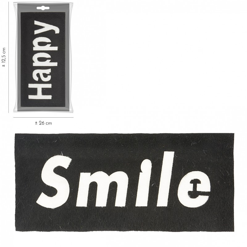 Ecusson sweet smile 23 x 11 cm