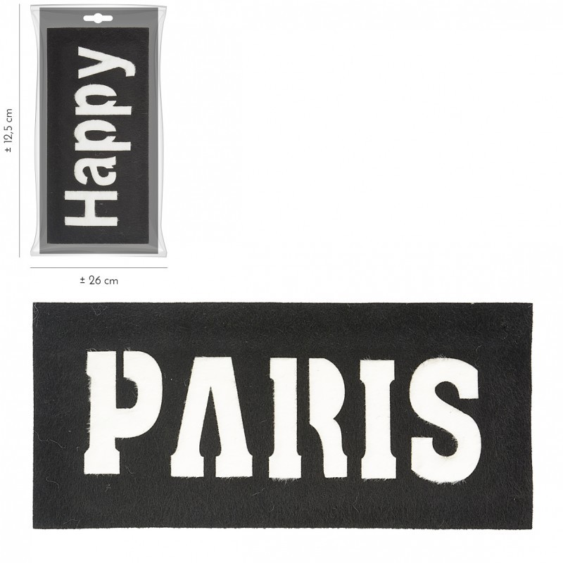 Ecusson sweet Paris 23 x 11 cm