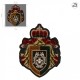 Ecusson blason royal 9 x 7 cm - Abeille