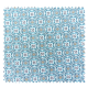 Tissu Olympe Jacquard Allover Turquoise