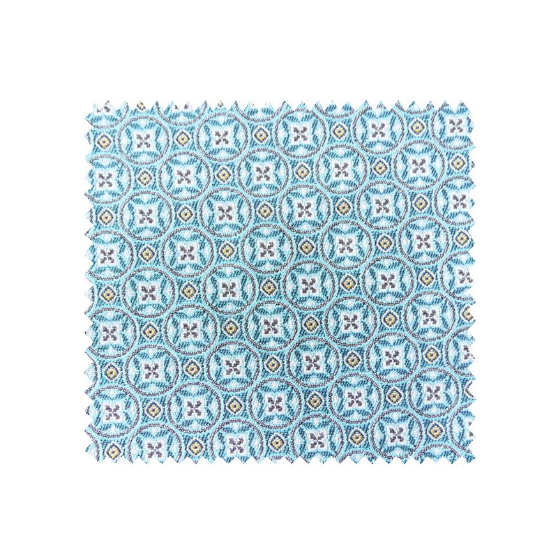 Tissu Olympe Jacquard Allover Turquoise