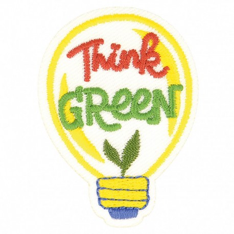 Ecusson éco friendly - Think green