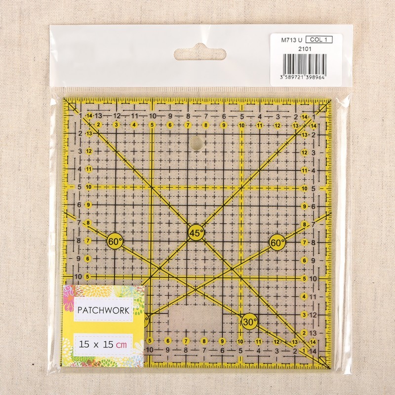 Règle de couture 30 x 15 cm – Règle de couture patchwork – Règle de couture  avec