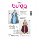 Patron Burda 2447 Historique Robe Rococo 36/52