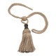 Embrasse pompon jute