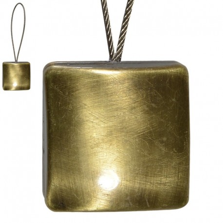 Magnet carré avec câble acier