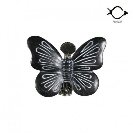 Pinces à rideaux papillons en résine x2