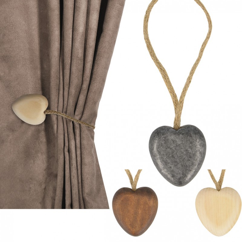 Magnet coeur en bois