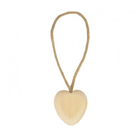 Magnet coeur en bois