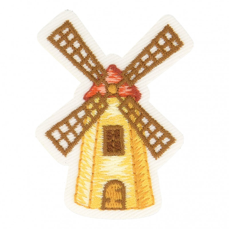 Écusson à Repasser Thème Médiéval - Dimensions ~7,8 X 3,5 Cm - Neuf
