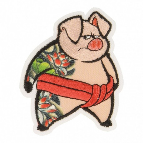 Ecusson animaux tatoués - Cochon