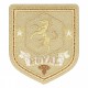 Ecusson sport classique - Beige royal