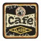 Ecusson sport rétro - Café