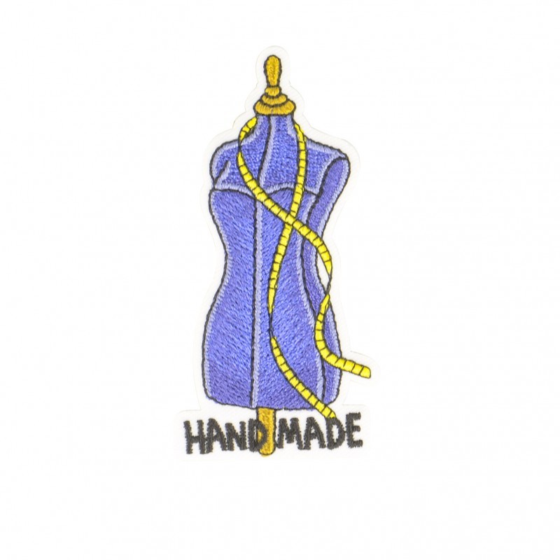 Ecusson visage abstrait - Mannequin