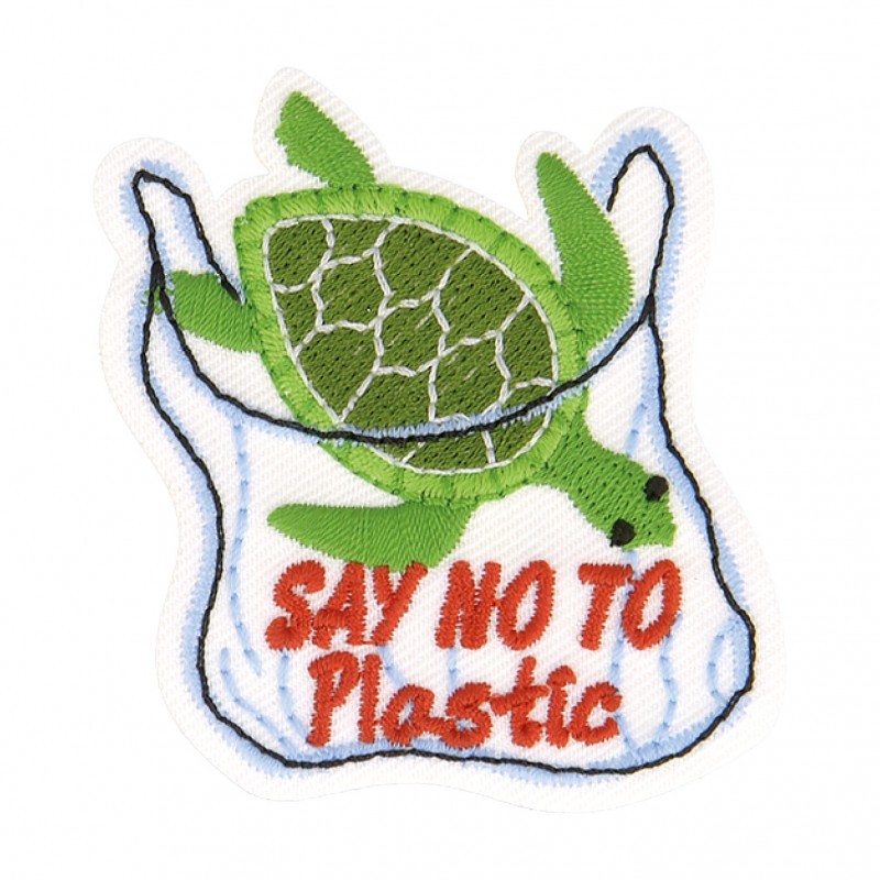 Ecusson save the ocean - Tortue