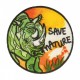 Ecusson save nature - Rhinoceros