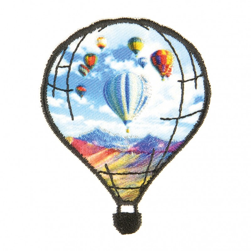 Ecusson randonnée - Montgolfière