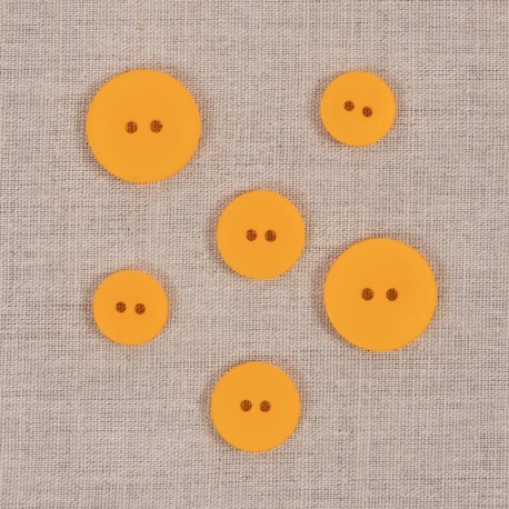 Bouton 2 trous satiné