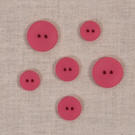 Bouton 2 trous satiné