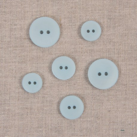 Bouton 2 trous satiné