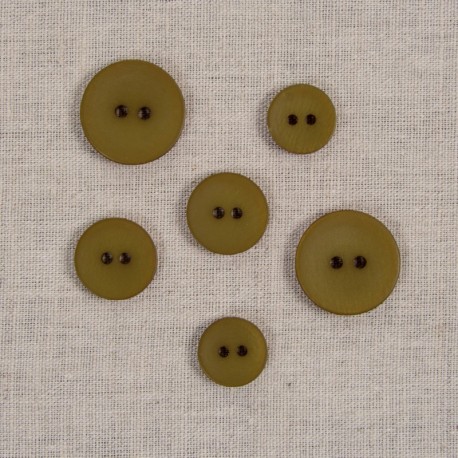 Bouton 2 trous satiné