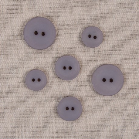 Bouton 2 trous satiné