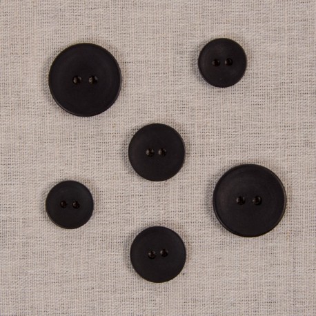 Bouton 2 trous satiné