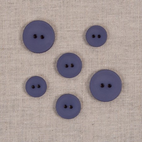 Bouton 2 trous satiné