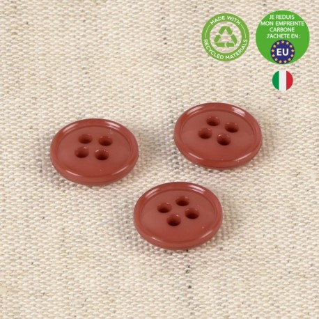 Bouton 4 trous nylon recyclé
